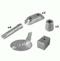 Kit Yamaha 4T 40-60 plus Hardware not included - Zinc - KITYAMAHA40-60PLUS - Tecnoseal